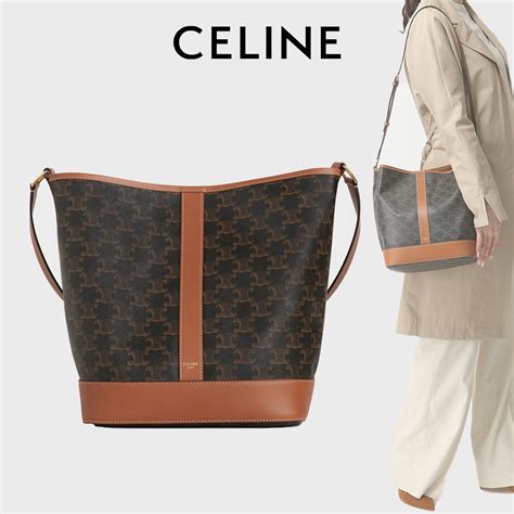 celine vintage bucket bag|Celine bucket bag triomphe.